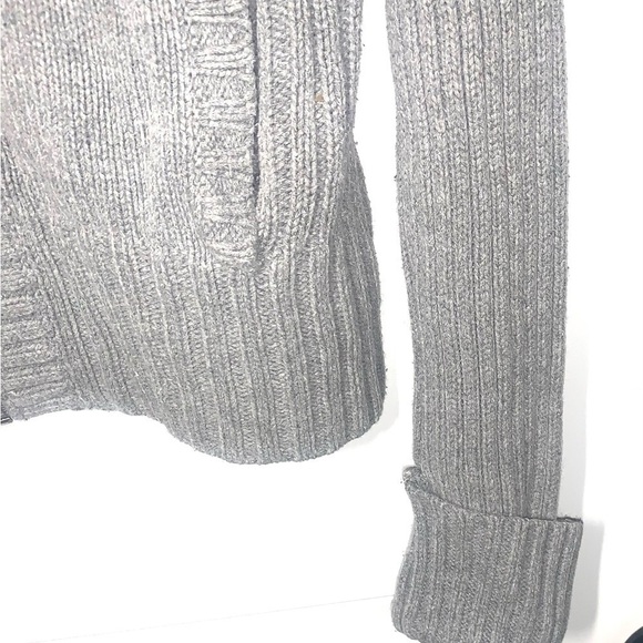 DKNY Woman’s Vintage Y2k 90s zip up Cardigan Gray Medium - Picture 4 of 6